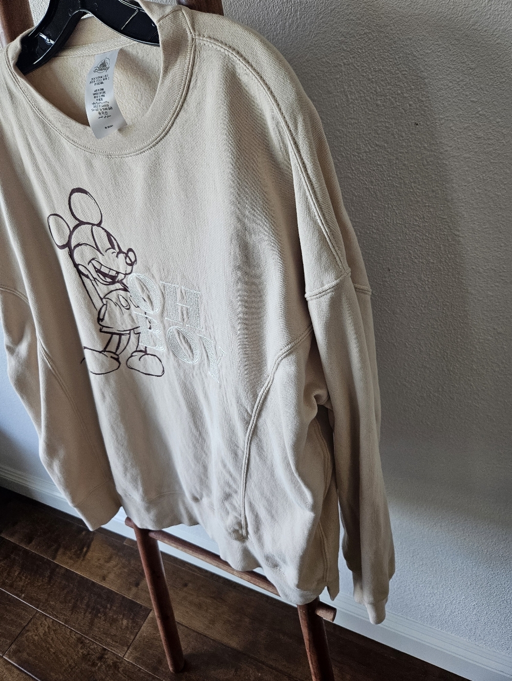 Mickey Mouse ''Oh Boy'' Pullover Sweater - Picture 8 of 12